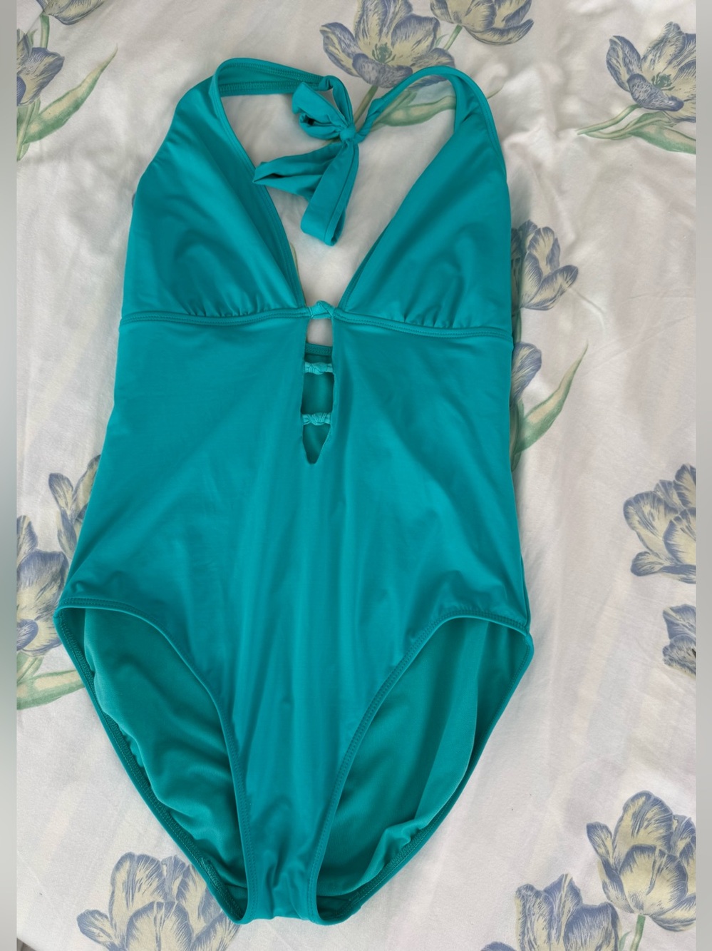 Lauren Ralph Lauren Teal Swimwear Top